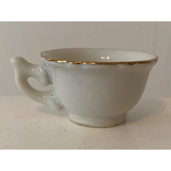 Mini Ceramic Teacup Saucer Plate Plastic Stand Mother Poem Decorative Vintage - Picture 8 of 12